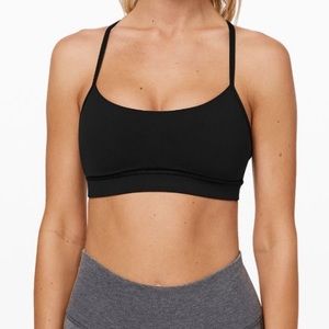 Lululemon Flo Y Bra, sz4 blk, gently worn
